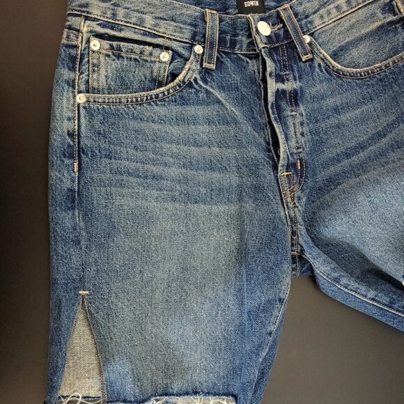Edwin Cai Denim Cut Off Shorts Women Size 29 - Picture 3 of 6